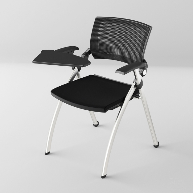 现代办公培训椅3D模型