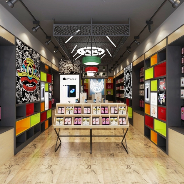 现代手机壳店3D模型