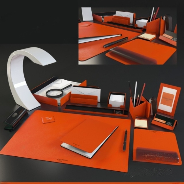 现代办公用品文具摆件3D模型