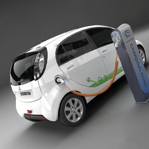 新能源汽车 充电桩3D模型