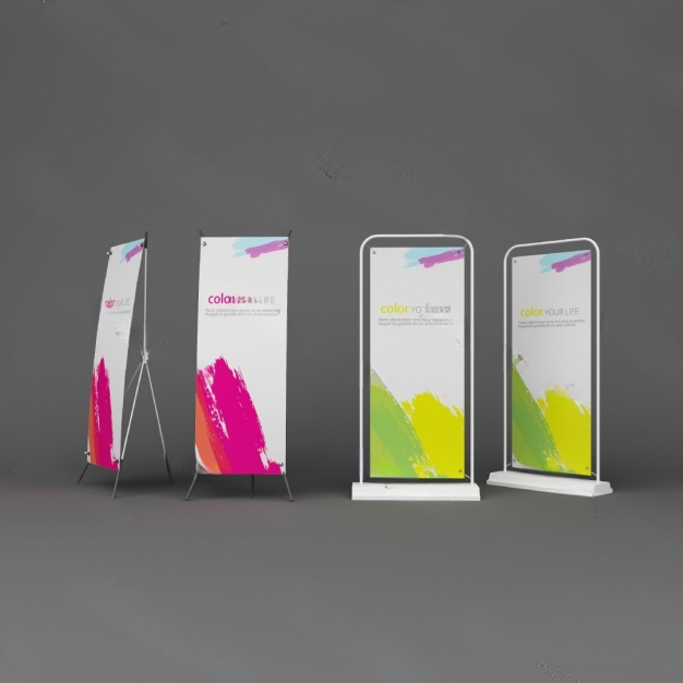 现代广告牌3D模型