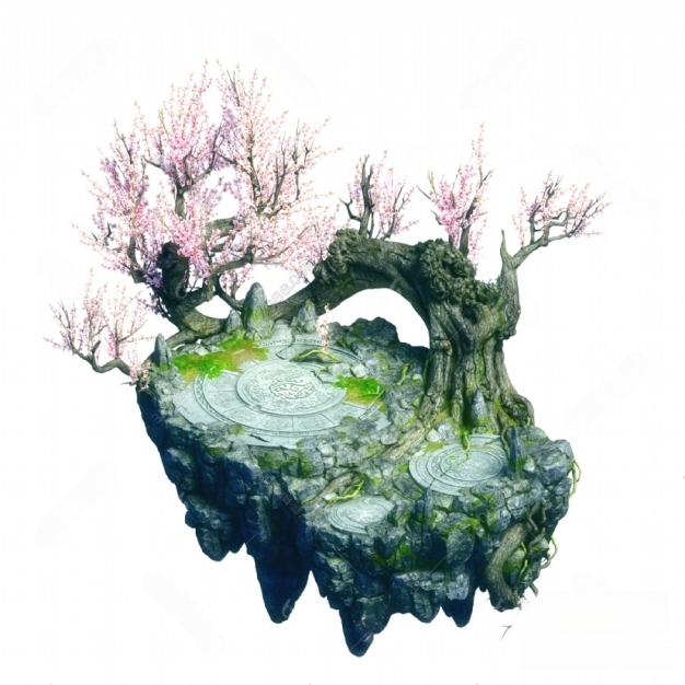 现代游戏场景3D模型