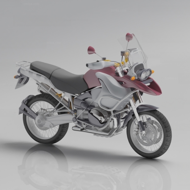 现代摩托车3D模型