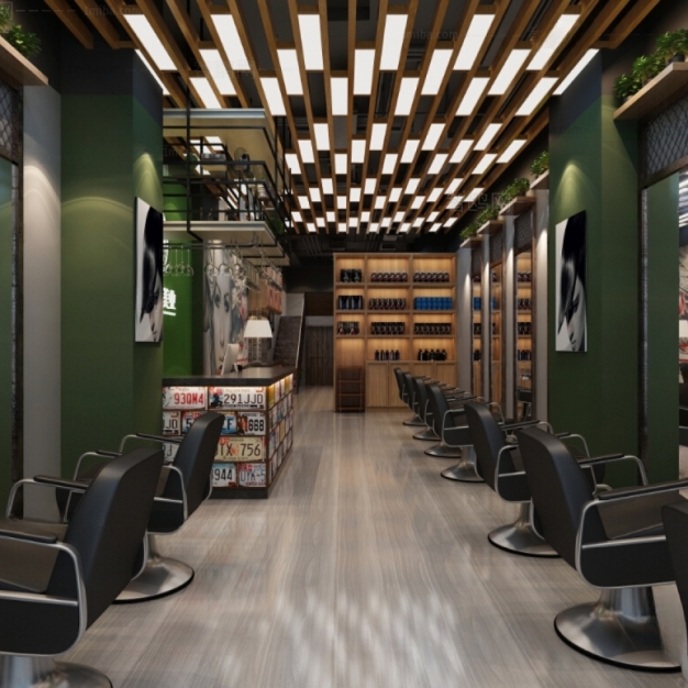 现代理发店3D模型