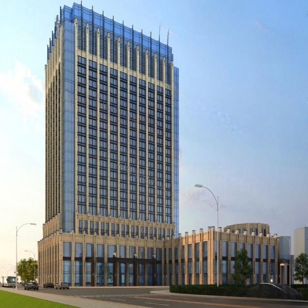 现代建筑大楼3D模型