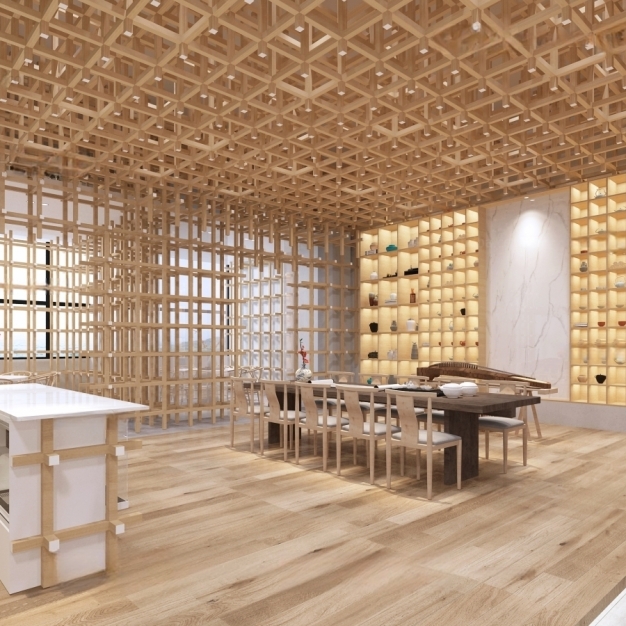 新中式茶叶店3D模型