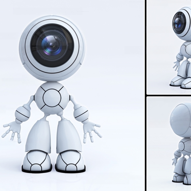 现代机器人3D模型