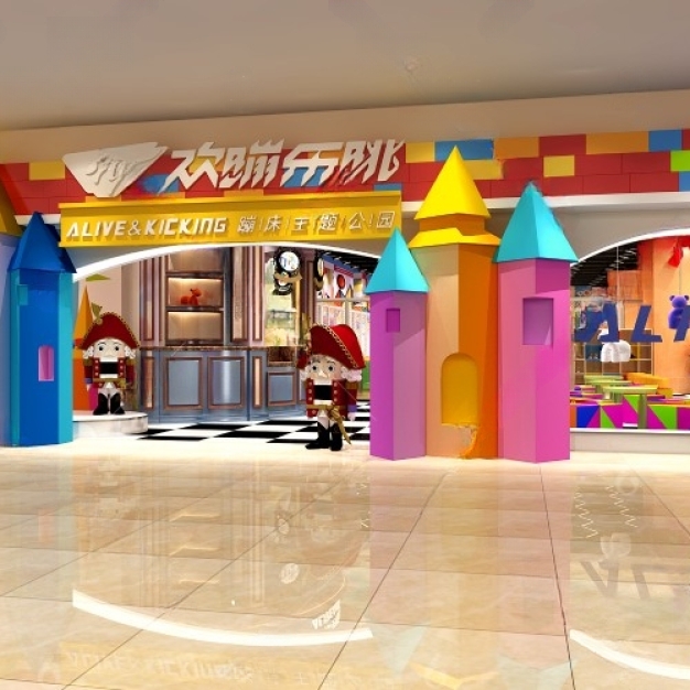 现代室内游乐场3D模型