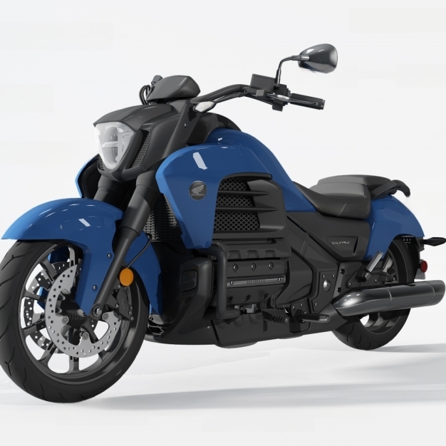 现代摩托车3D模型