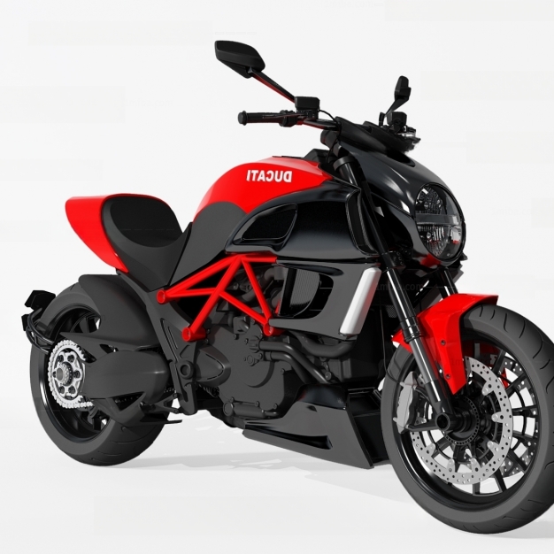 摩托车3D模型