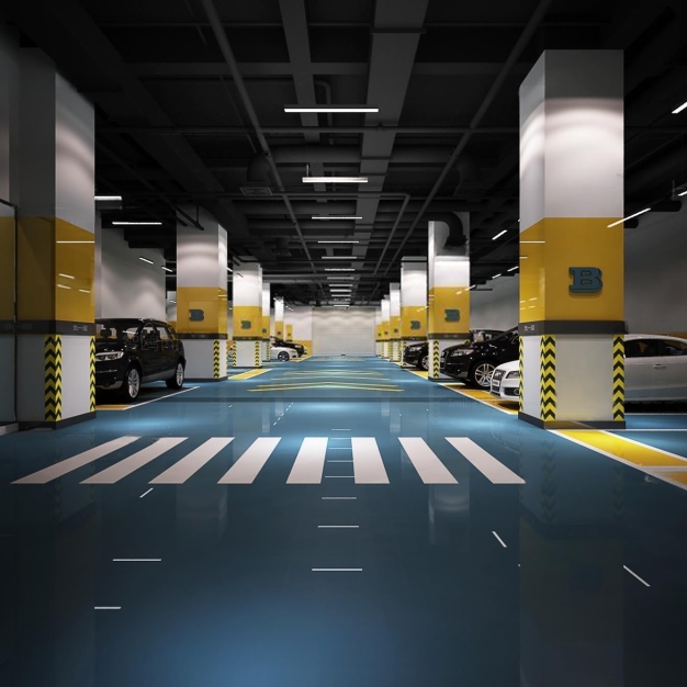 现代停车场3D模型