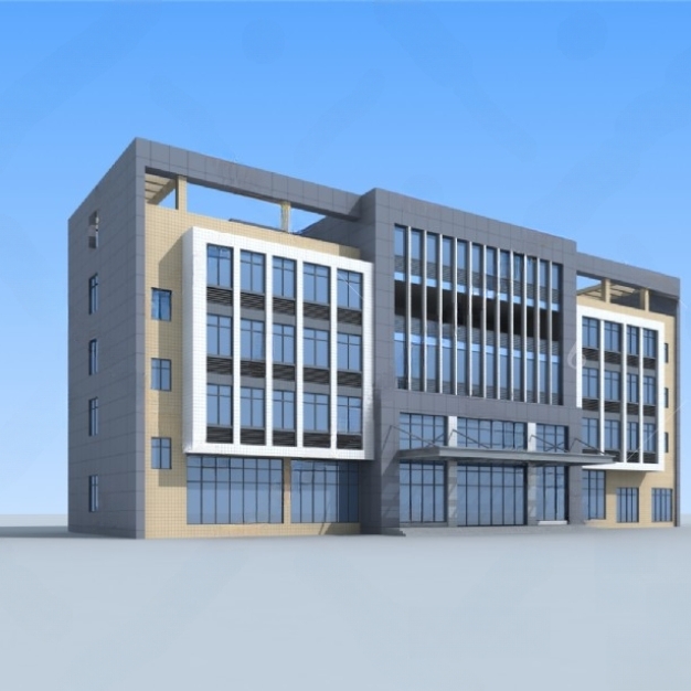 现代建筑外观3D模型