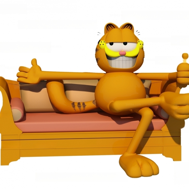 现代玩具加菲猫3D模型