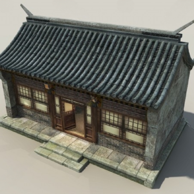 中式古建筑3D模型