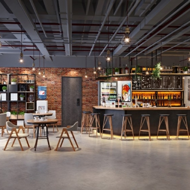 工业风奶茶店3D模型