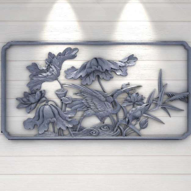 中式浮雕3D模型