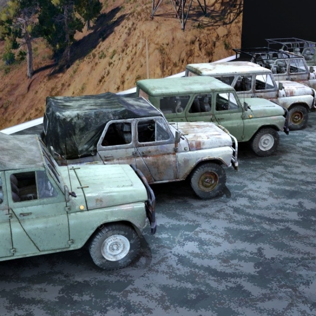 现代吉普车3D模型