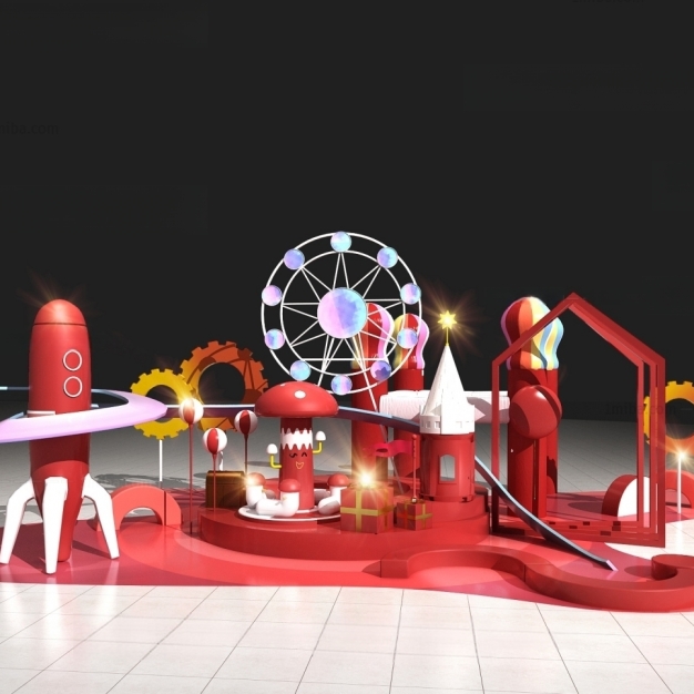 现代美陈3D模型