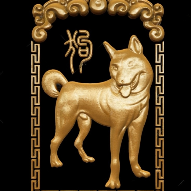 中式浮雕3D模型