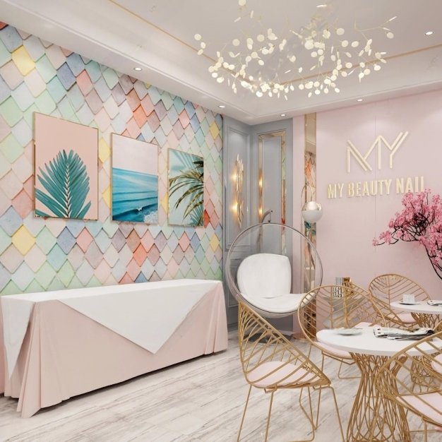 现代美容美甲店3D模型