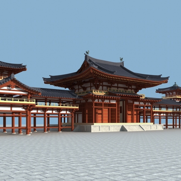 中式古建3D模型