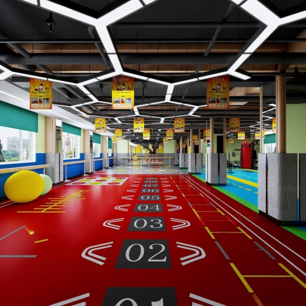 现代健身房3D模型