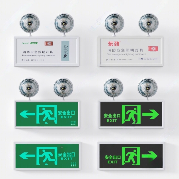 现代应急灯 安全出口3D模型