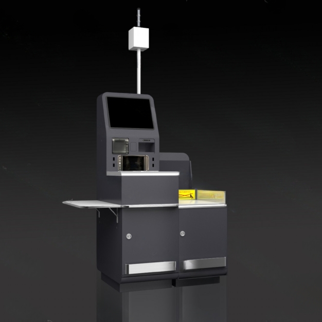 超市自助收银机3D模型