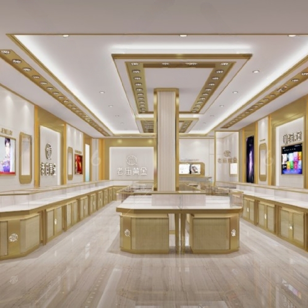 现代金店 珠宝店3D模型