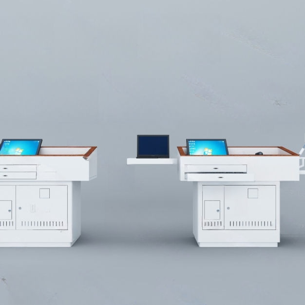 现代多媒体讲桌讲台3D模型