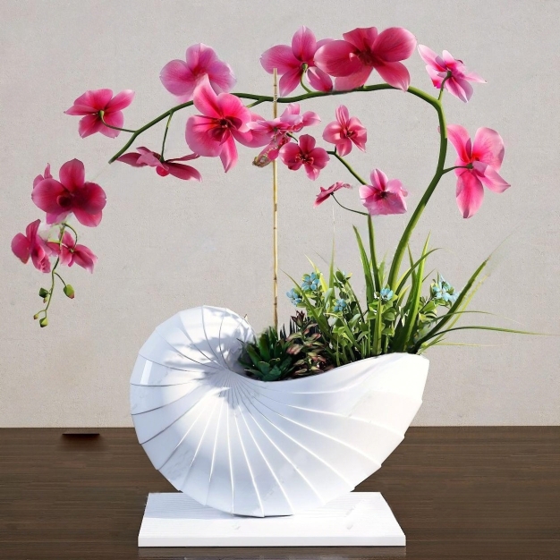 现代花艺摆件3D模型