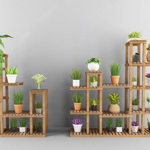 现代植物架 花架3D模型