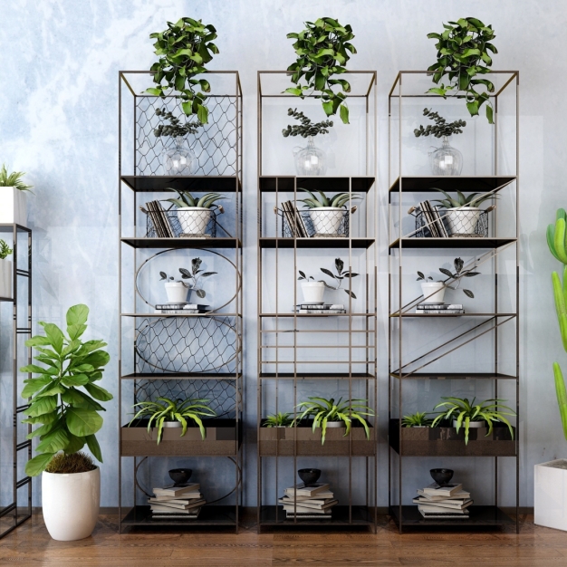 现代植物架 花架3D模型