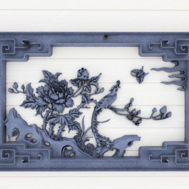 新中式雕花3D模型
