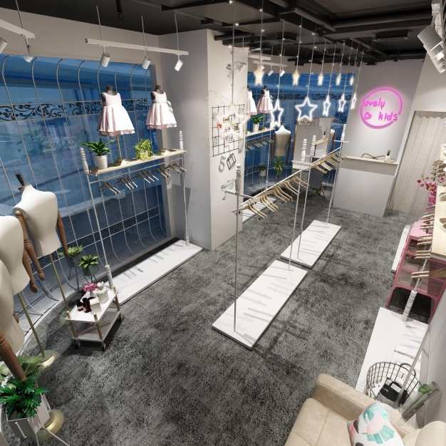 现代服装店3D模型