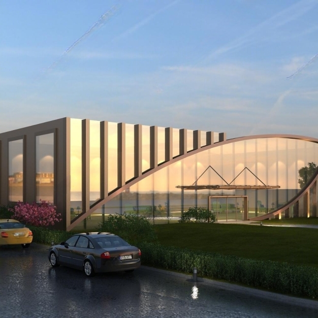 现代公园建筑3D模型