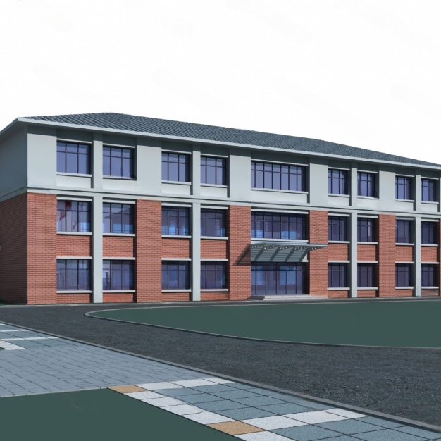 现代建筑外观3D模型