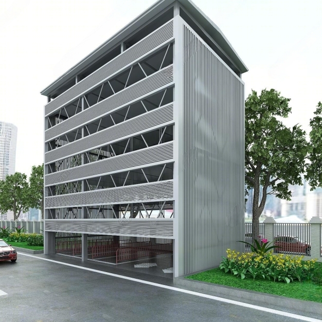 现代停车场3D模型