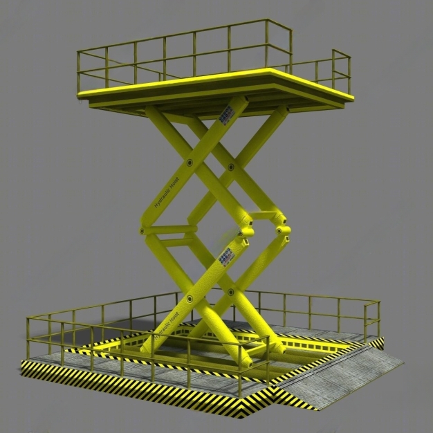 升降台3D模型