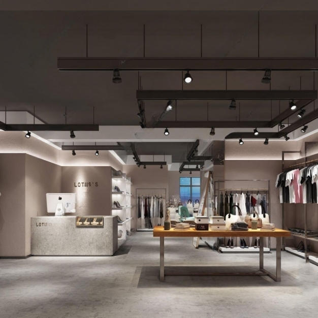 现代服装店3D模型
