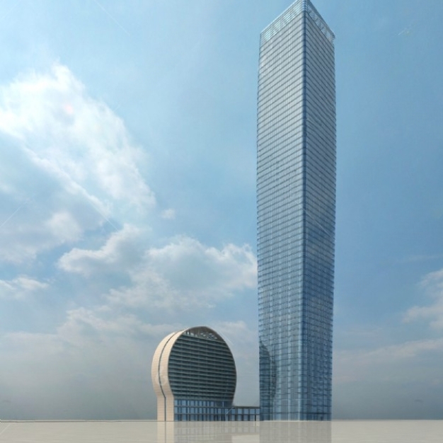 现代建筑大楼3D模型
