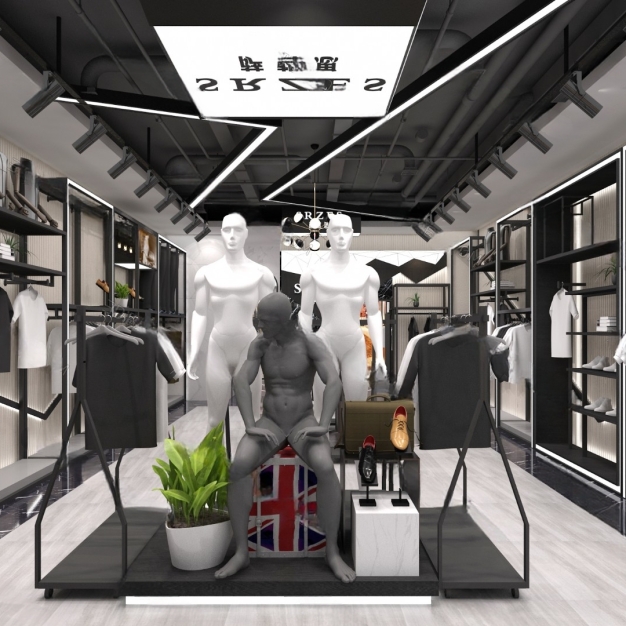 现代服装店3D模型