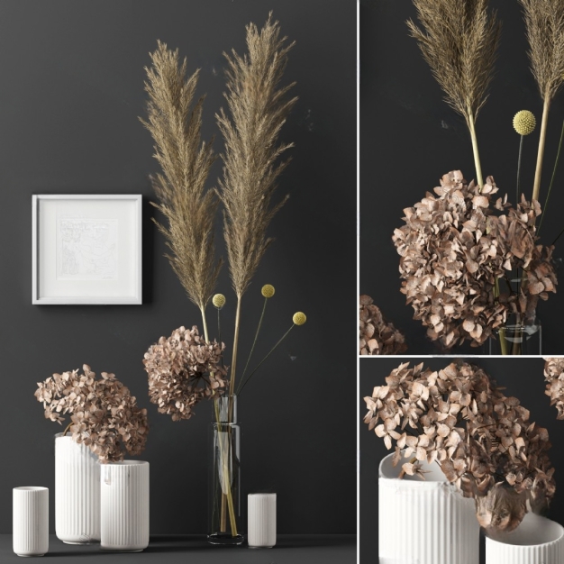现代花艺饰品摆件3D模型