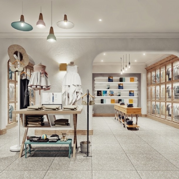 现代童装店3D模型