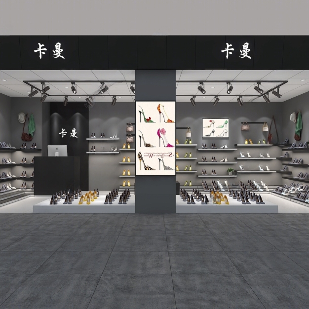 现代鞋店3D模型