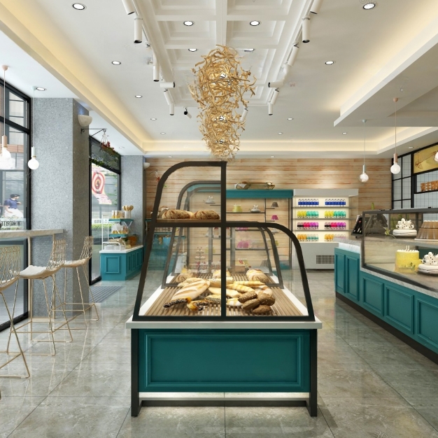 现代蛋糕店3D模型