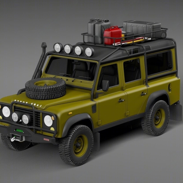 现代吉普车3D模型