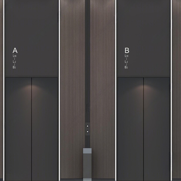 现代电梯3D模型