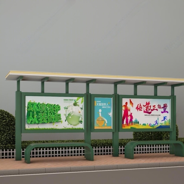 公交站台3D模型