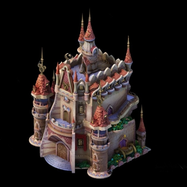 卡通建筑3D模型